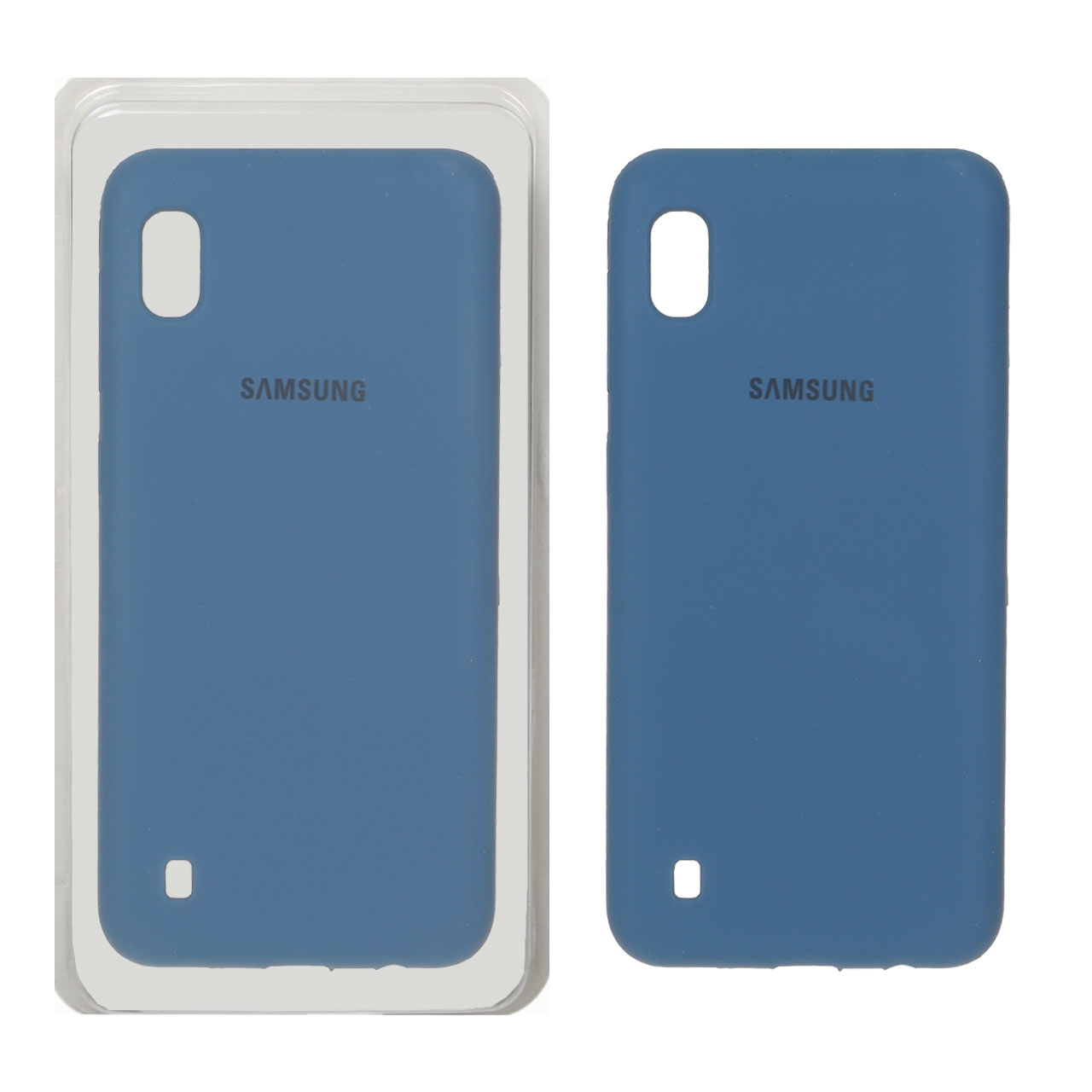 قاب سیلیکونی پاک کنی اورجینال Samsung Galaxy A10 / M10 - آبی تیره (پک دار)